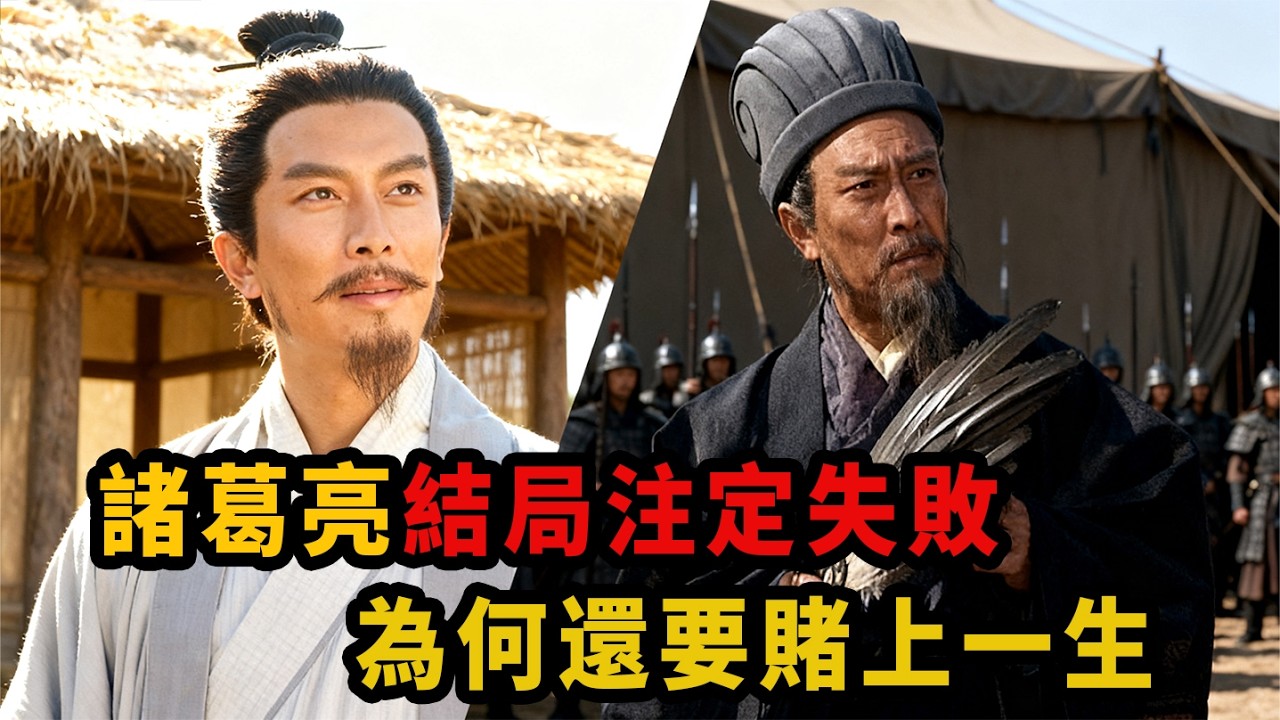 從茅廬到五丈原，諸葛亮究竟在賭什麼？歷史上的他遠比演義更絕望｜三國｜歷史｜說書｜三國志｜拒絕廢話｜回答我