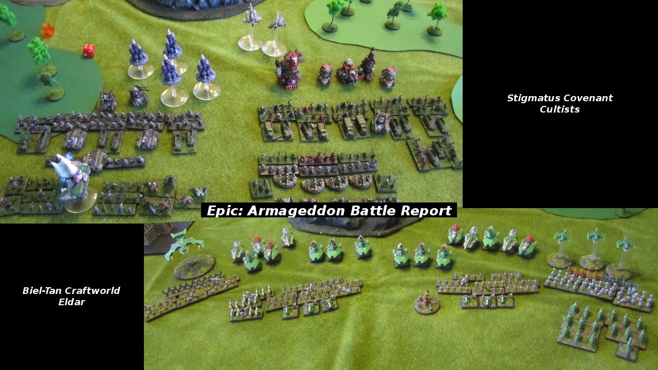 Epic Armageddon battle report: Lost and the Damned vs Biel-Tan Eldar