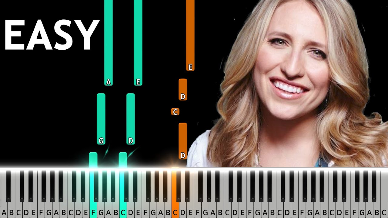 Blessings | Laura Story | EASY PIANO TUTORIAL + SHEET MUSIC by Andantino [4K]