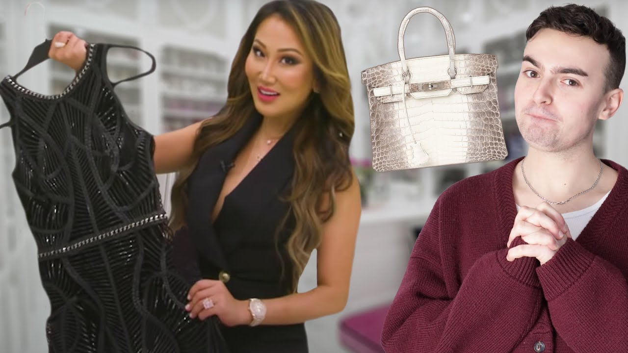 REACTING TO A BIRKIN AND IRIS VAN HERPEN CLOSET TOUR (Real Housewives’ Tiffany Moon)