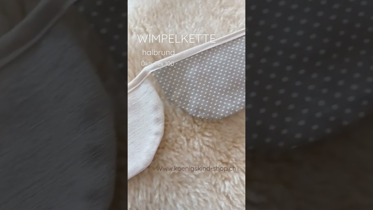 Wimpelkette www.koenigskind-shop.ch #beige #wimpel #handmade #aesthetic #baby #smallbusiness #kinder