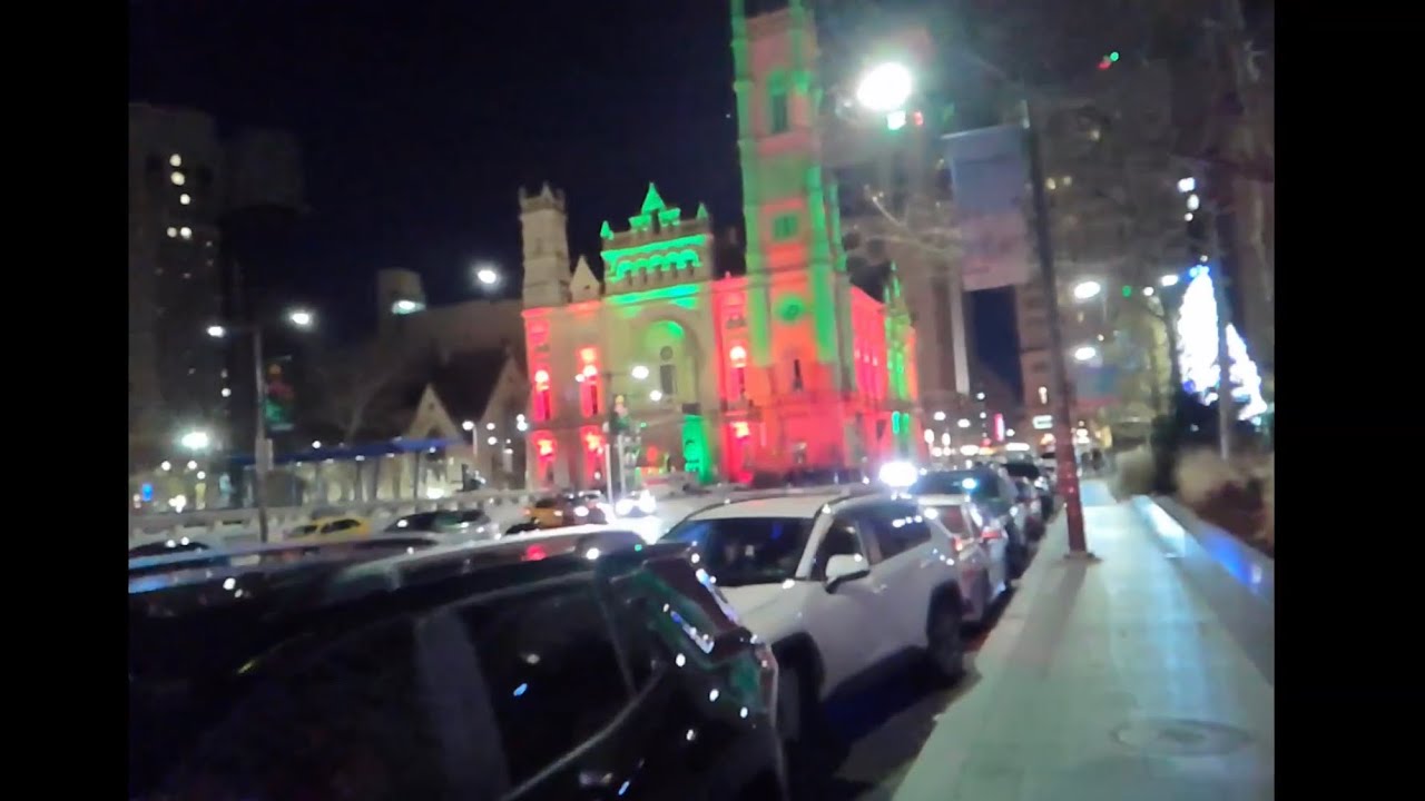 Philadelphia downtown nightlife Christmas ￼