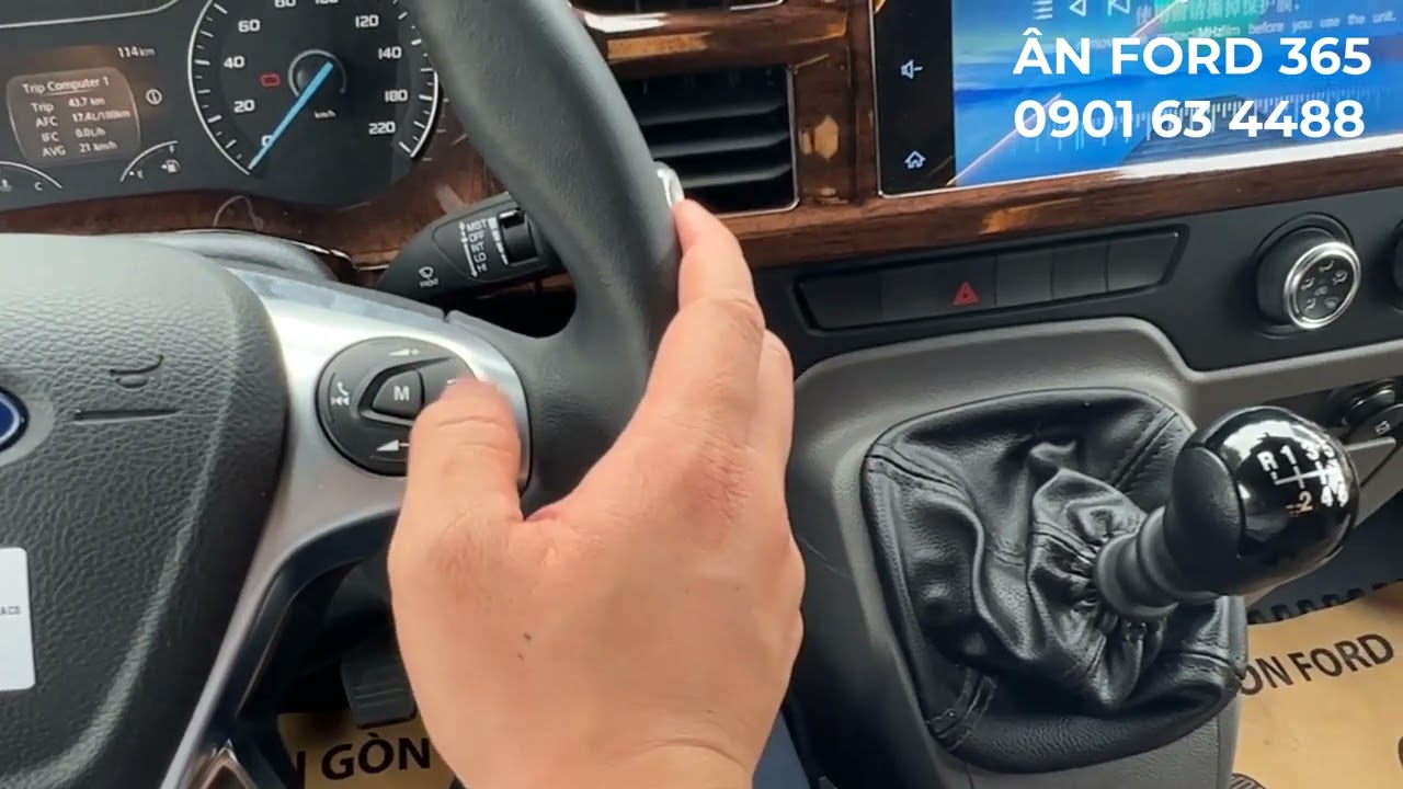 MỚI LÁI TRANSIT | Hướng Dẫn Sử Dụng Các Nút Chúc Năng Chính Trên Ford Transit Limousine | ÂnFord365