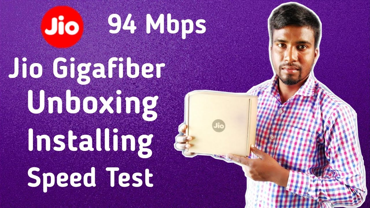Jio Gigafiber Unboxing | Instalation | Speed Test | Price