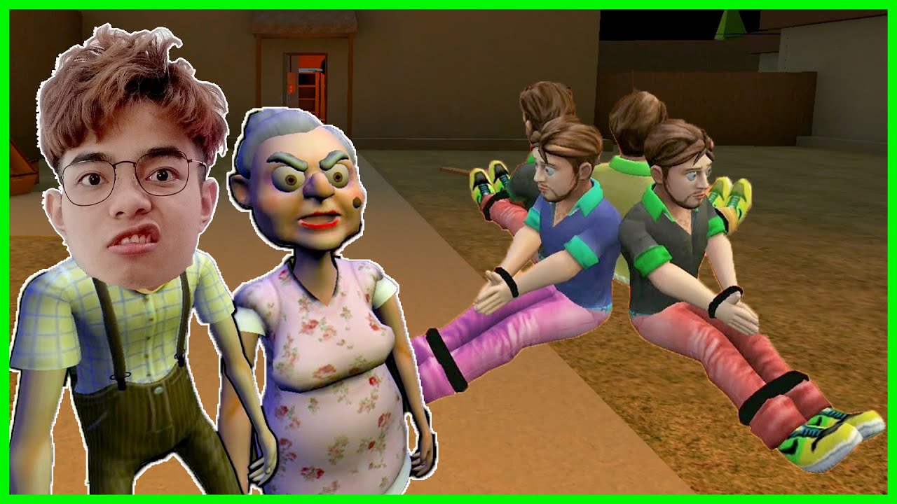 ThắnG Tê Tê Giả Làm Ông Nội Tóm Gọn 4 Tên Phá Phách | Grandpa And Granny Two Night Hunters Game