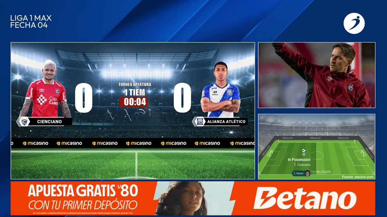 CIENCIANO vs ALIANZA ATLÉTICO por RADIO OVACION 🔴 #ENVIVO | LIGA 1 MAX