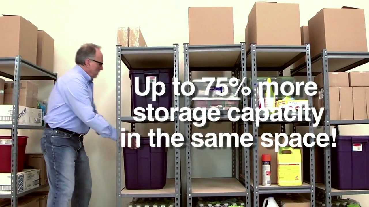 Space-Trac Sliding Shelves Improve Garage Organization, Control Basement Clutter