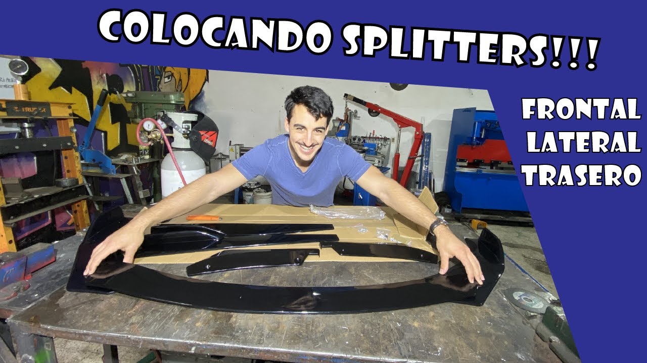 Colocamos SPLITTERS!!! FRONTAL, LATERAL, TRASERO!!!