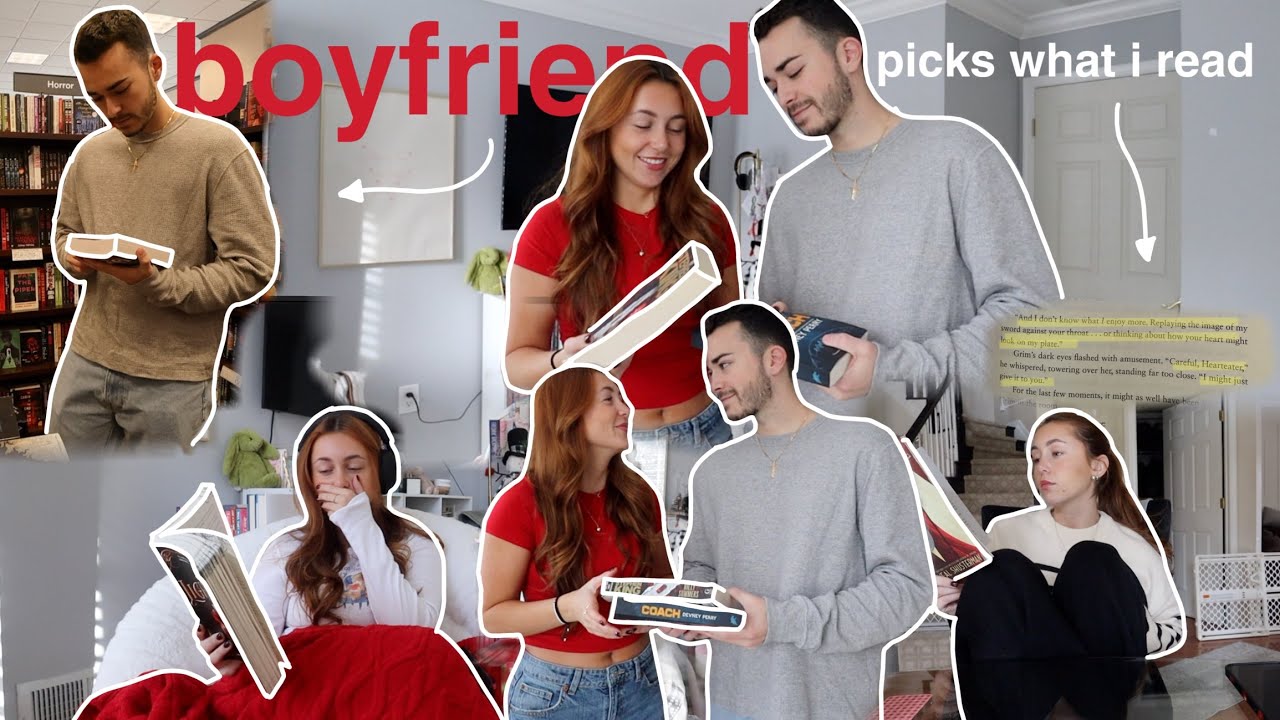 my boyfriend picks the books i read 👫🏻🫶🏼📖 | bookmas day 5