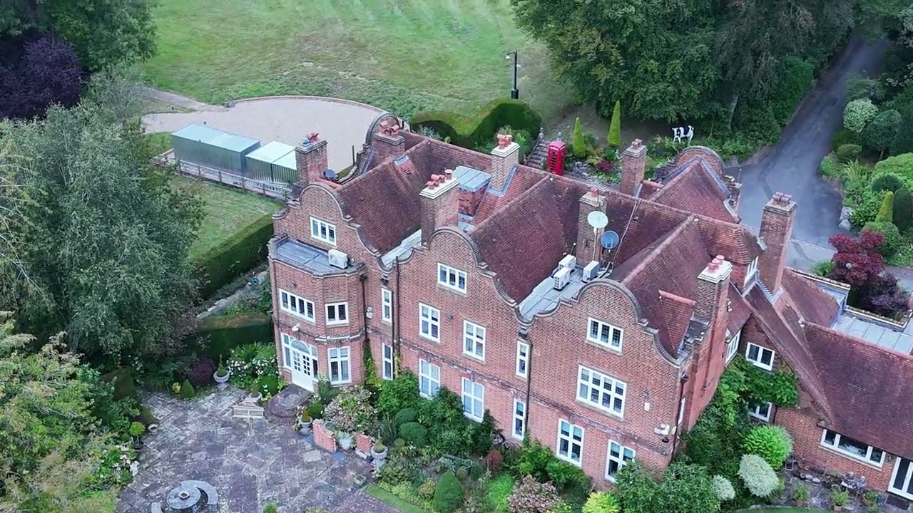 Ozzy Osbourne`s UK Mansion and Resting Place in garden