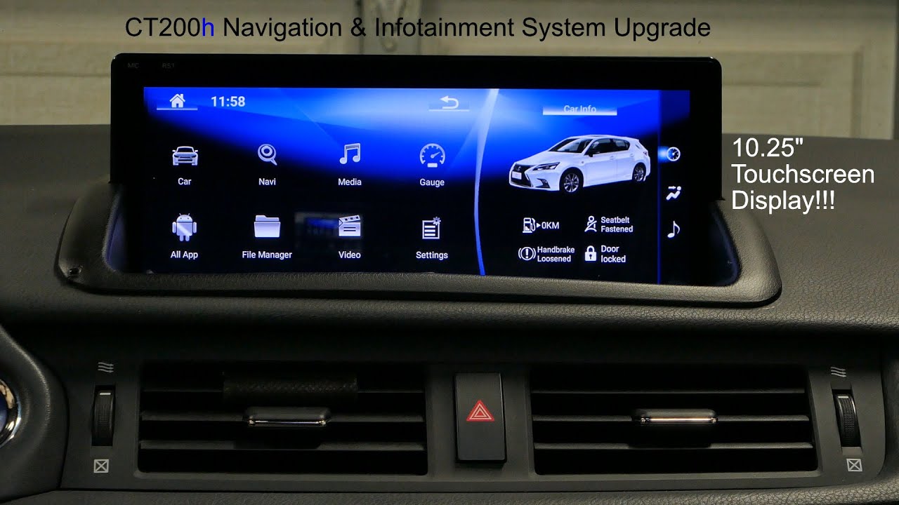 CT200h Navigation and Infotainment System Upgrade