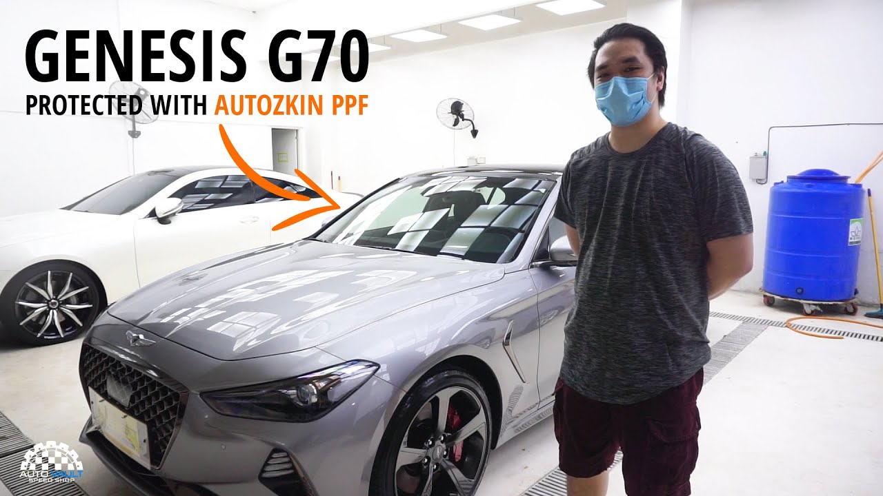 Genesis G70 protected with Autozkin Paint Protection Film with ACT! | #AVSSVlogs
