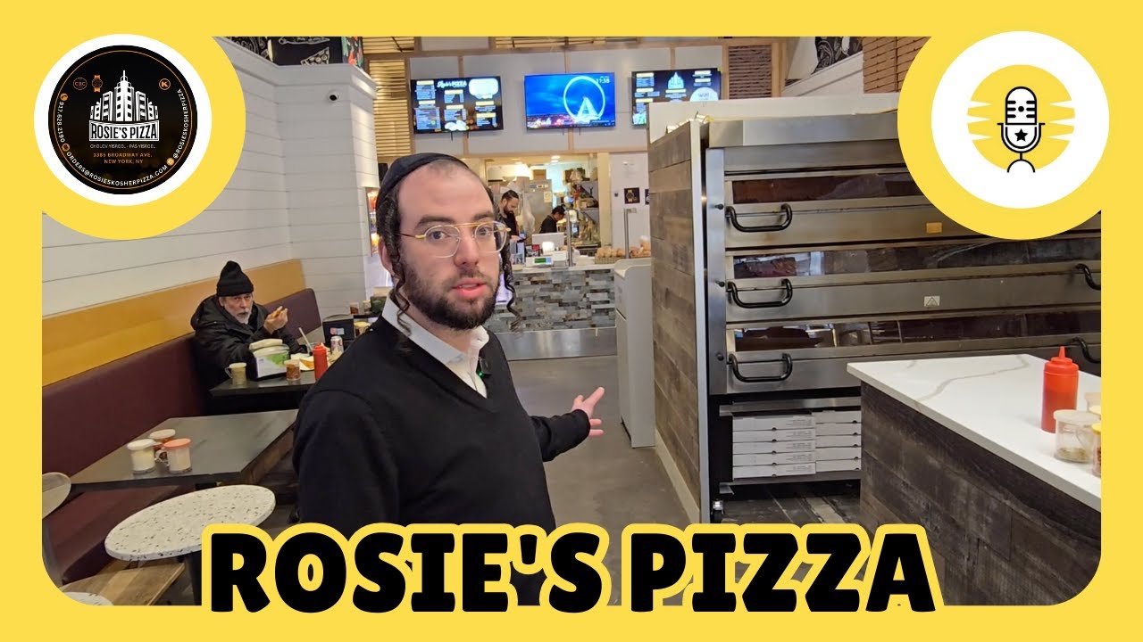 Kosher Pizza in Manhattan! Rosie's Pizza - The Perlowitz Show
