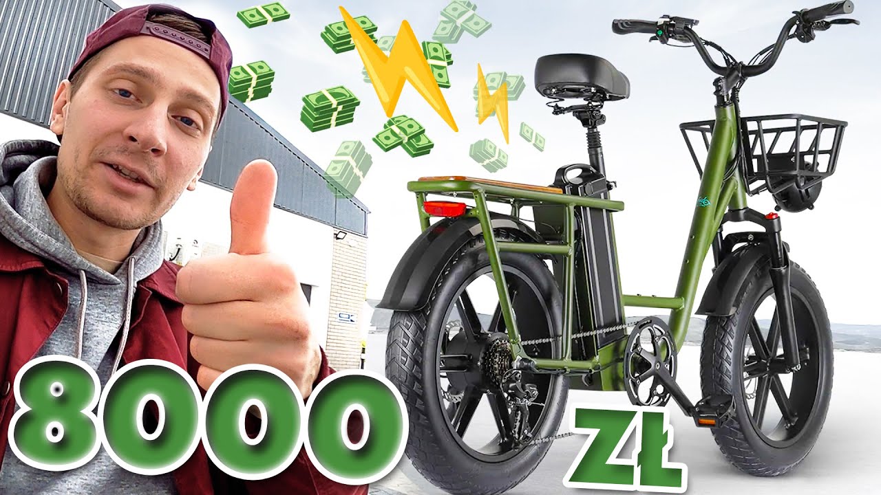 M&Oacute;J POTĘŻNY E-BIKE ZA 8000 PLN ⚡️ Fiido T1 Utility /2022-34