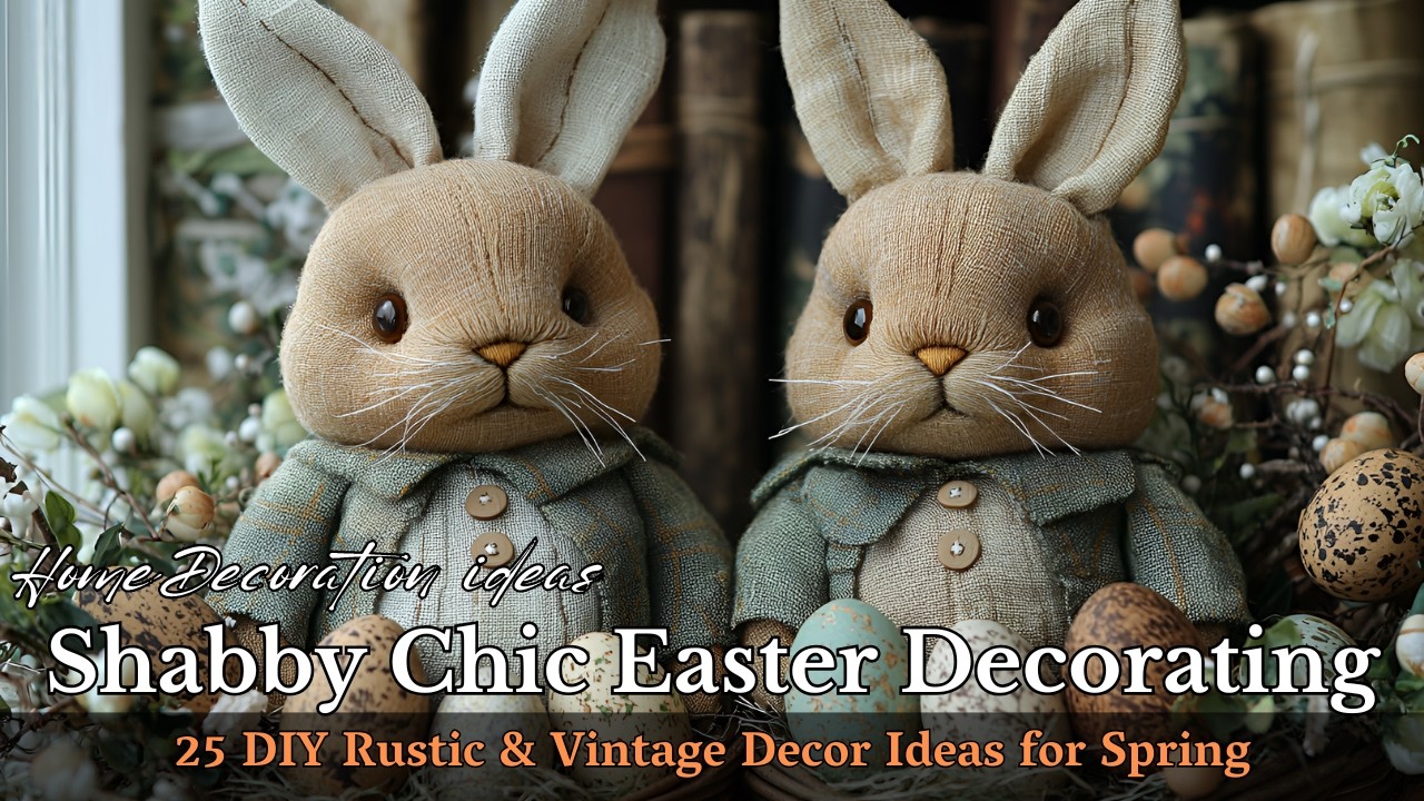 Cozy Cottagecore Easter Decor: DIY Shabby Chic & Rustic Spring Ideas You’ll Love!