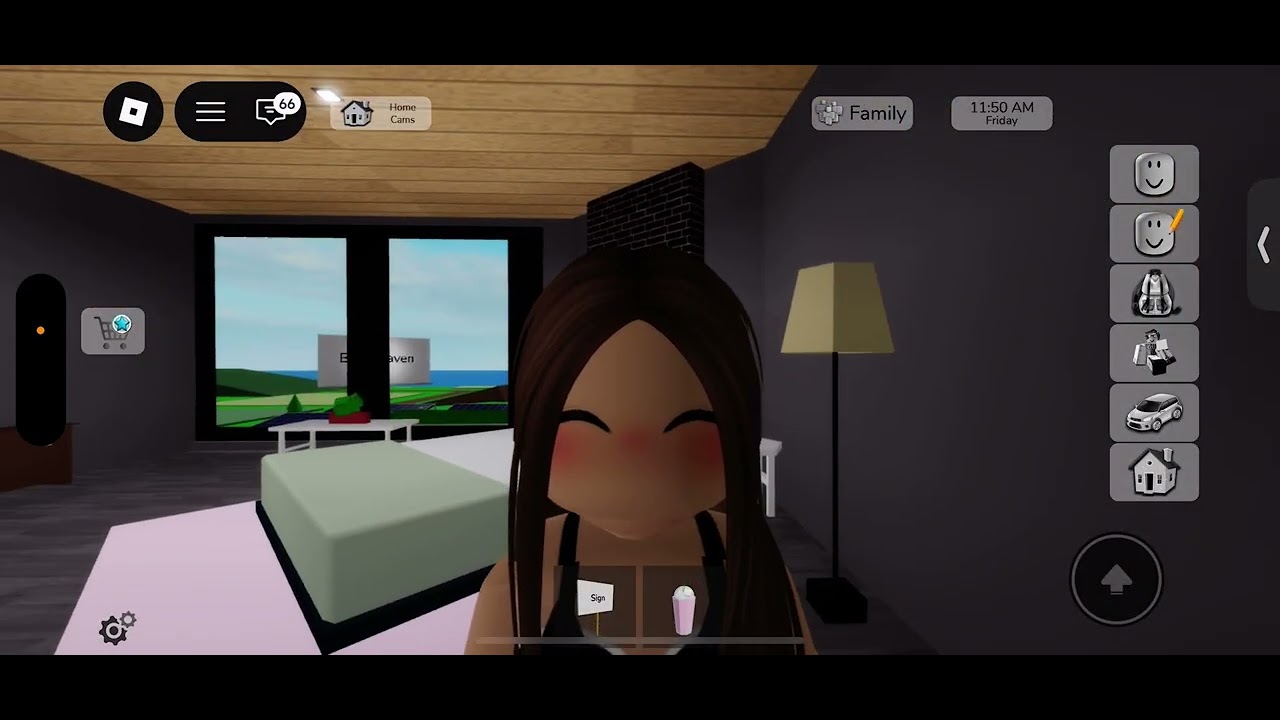 Playing Brookhaven with my friend 