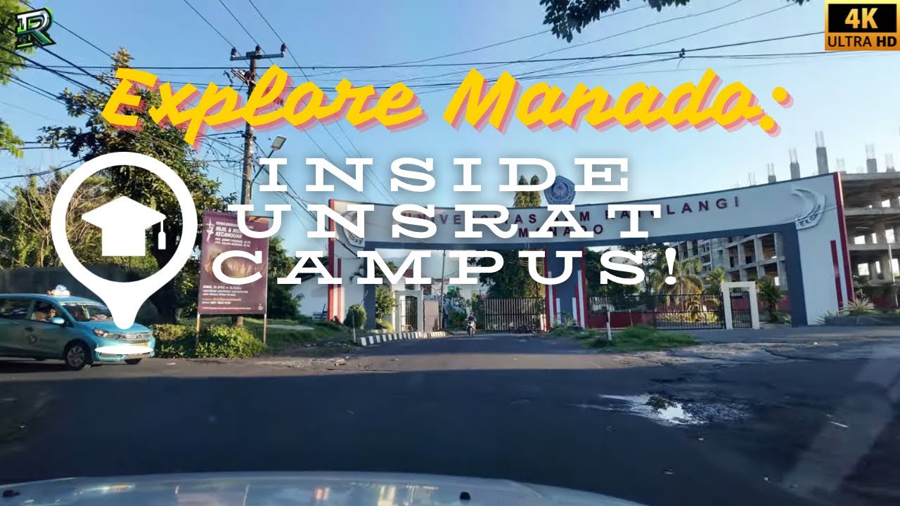 Suasana di Dalam Kawasan Universitas Sam Ratulangi Manado