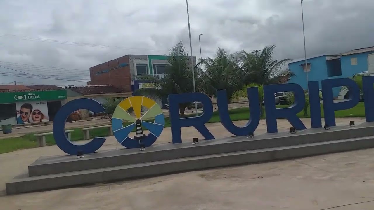 Cidade de Coruripe Alagoas avenida principal