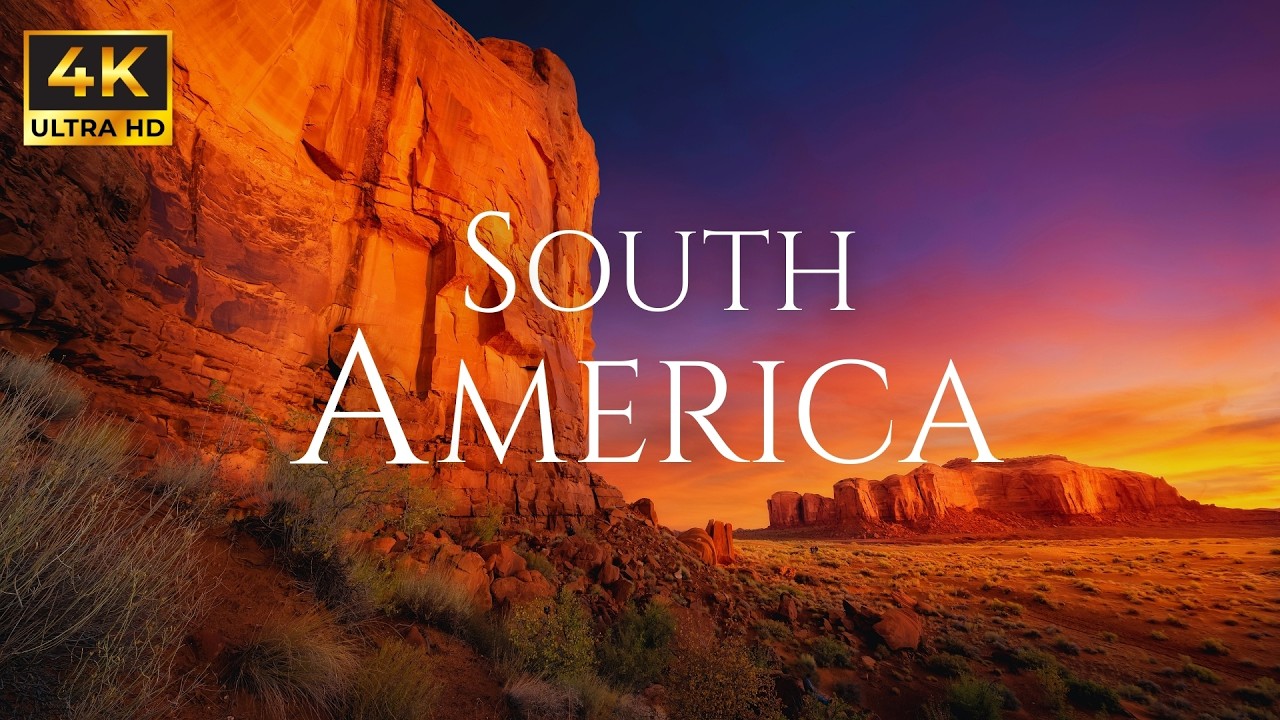 South America's Hidden Valleys 4K - Scenic Relaxation Film With Calming Music