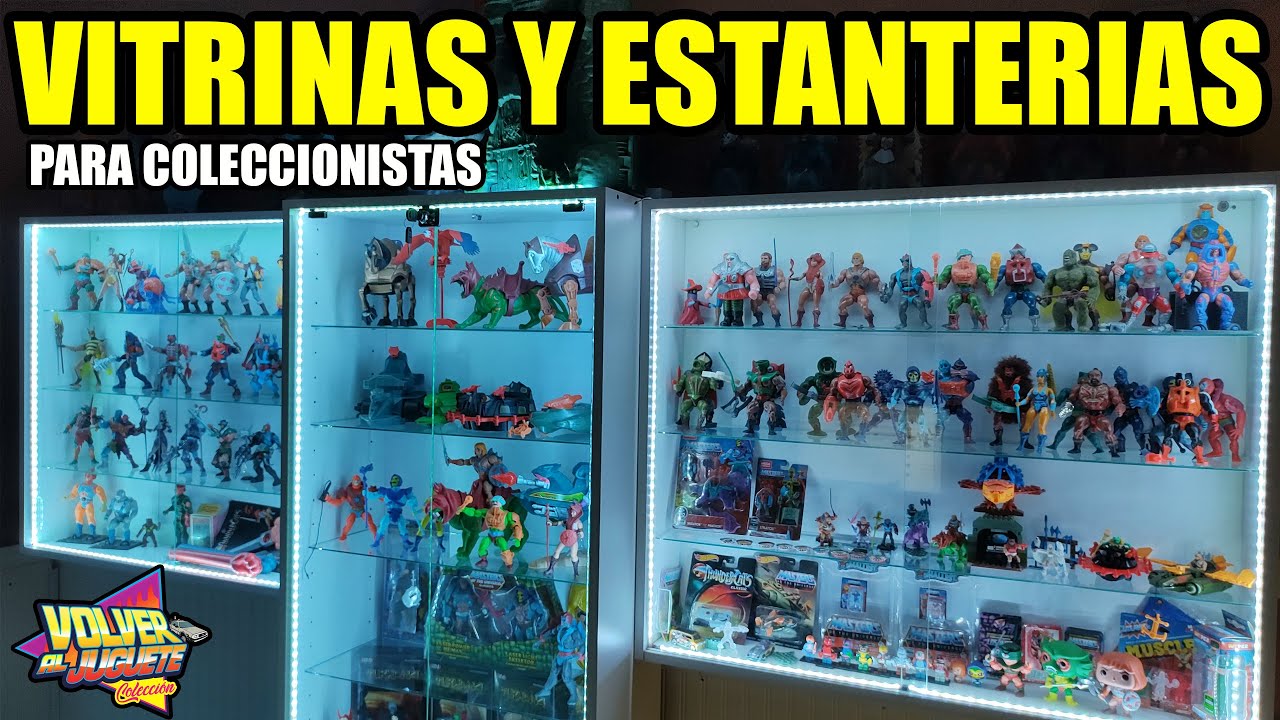 Como exhibir tus figuras y cuidar tu colección, vitrinas y estanterías para coleccionistas!!!😎