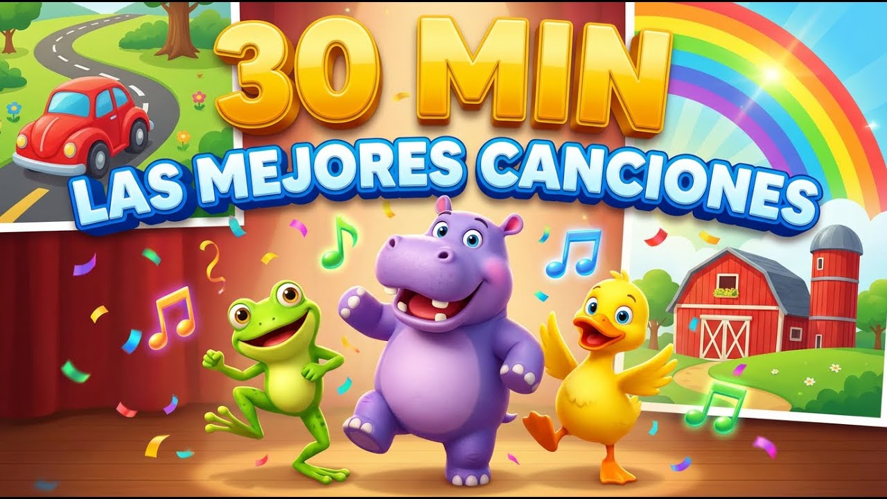 🌈 30 MINUTOS de las Mejores Canciones Infantiles | ¡Únete al Equipo! | DivertiPeques