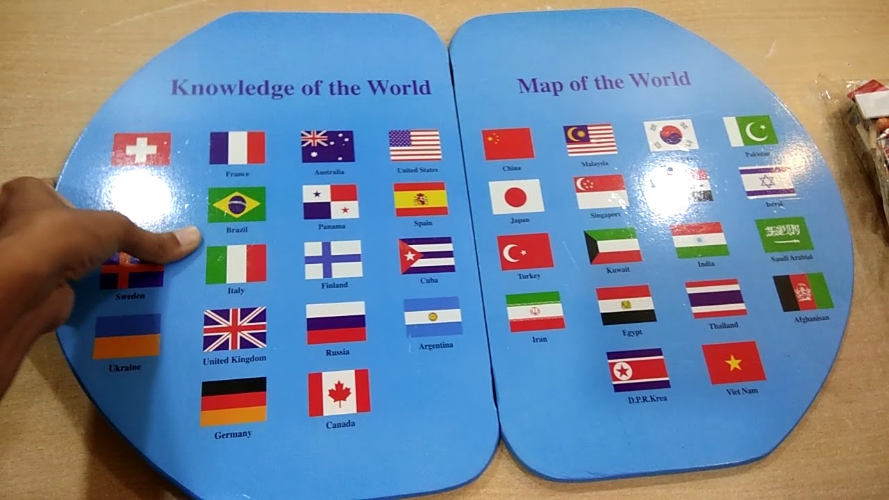 How to teach the concept of flags and geography to a toddler as young as 2.5-3 years in 4 easy steps