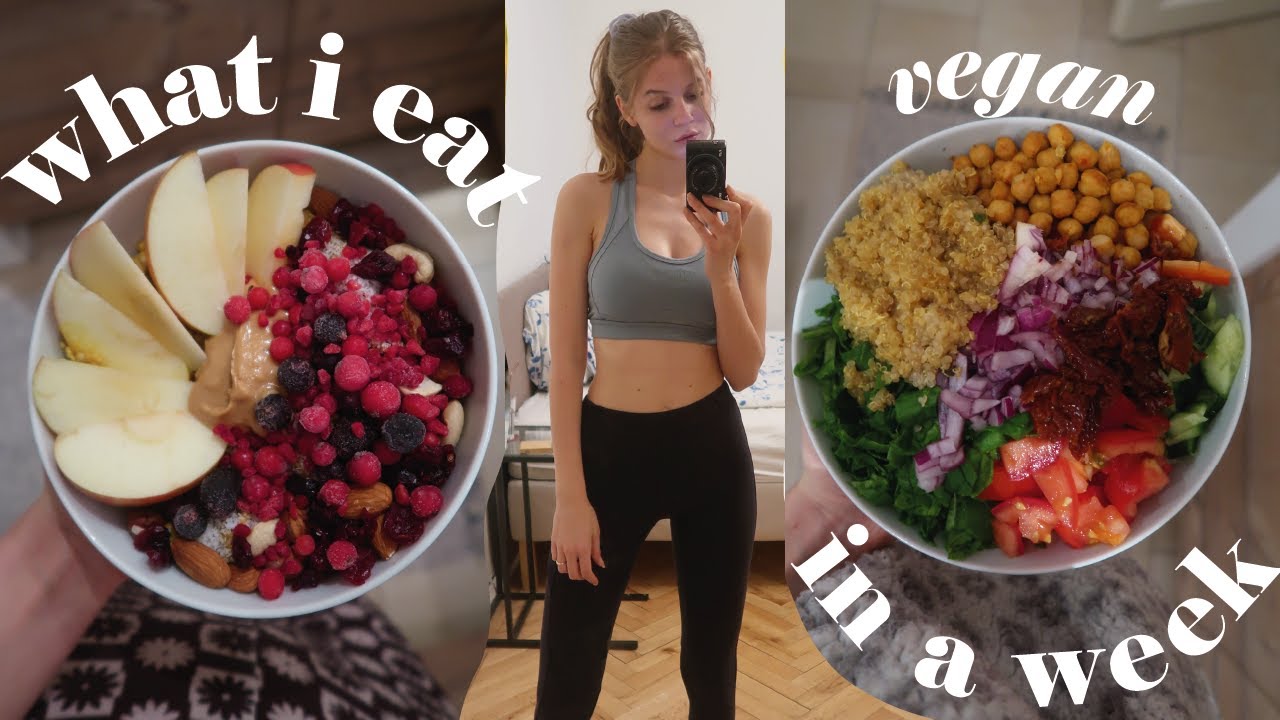 WHAT I EAT IN A WEEK to Stay Fit & Happy //vegan//