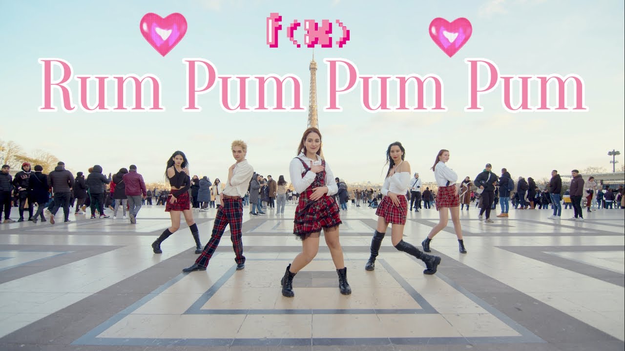 [ONE SHOT-KPOP IN PUBLIC PARIS] f(x) (에프엑스)-Rum Pum Pum Pum(첫 사랑니) Dance cover [Valentine's Project]