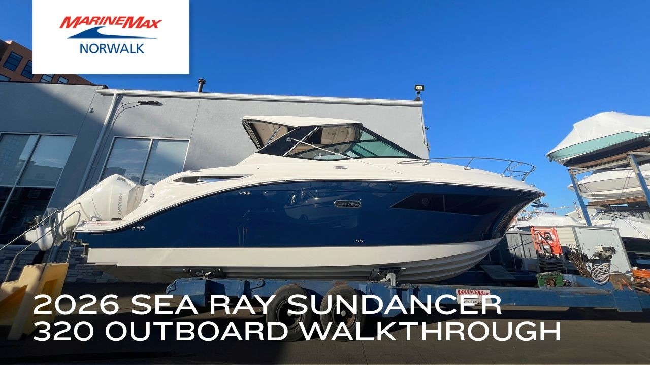 2026 Sea Ray Sundancer 320 Outboard Boat For Sale at MarineMax Norwalk, CT