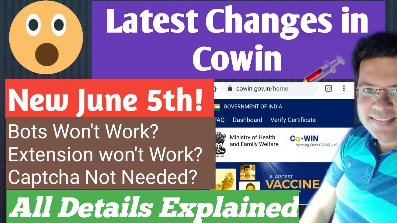 Latest Cowin Updates to Stop Bots | Cowin Bot for Android Mobile Chrome Extension Automatic Booking