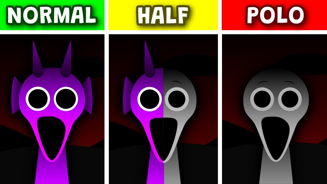 Sprunki Normal VS Half Polo VS Polo