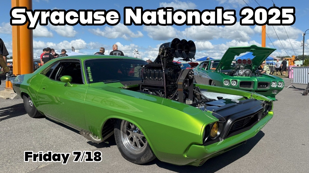 Syracuse Nationals 2025 was the biggest car show in the Northeast!