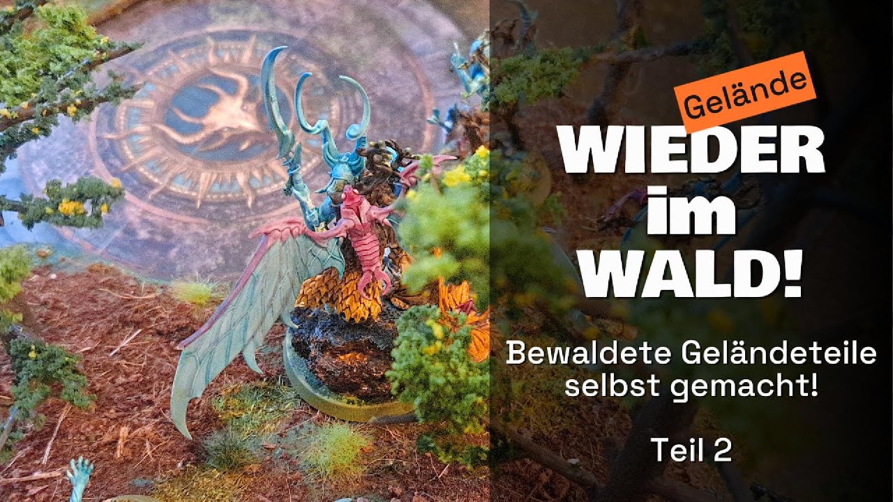 Warhammer Gelände: Bäume und Wälder selber bauen | Tabletop Tutorial | Teil 2