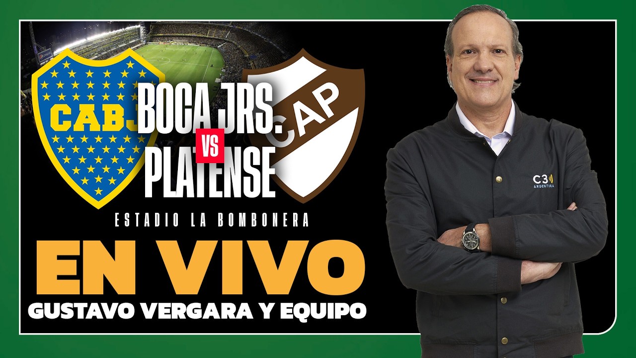 🔴 EN VIVO BOCA vs. PLATENSE | APERTURA | FECHA 5 | Relatos de GUSTAVO VERGARA | Cadena 3