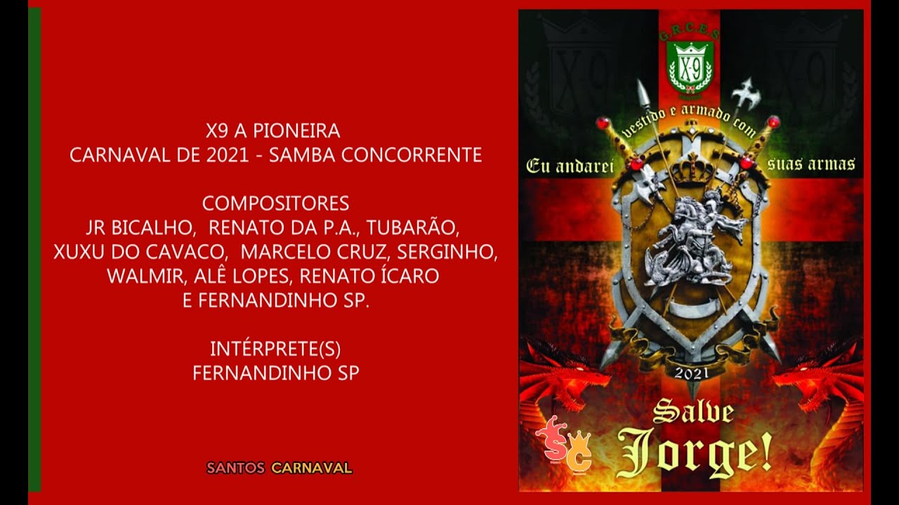 X9 A Pioneira 2021 - Samba Campeão