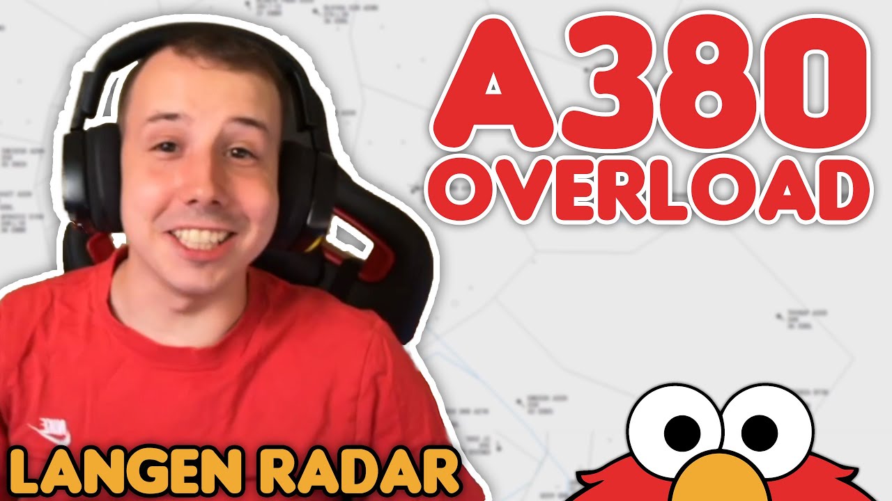 MANY A380s! LANGEN RADAR EDGG_GIN_CTR #vatsim