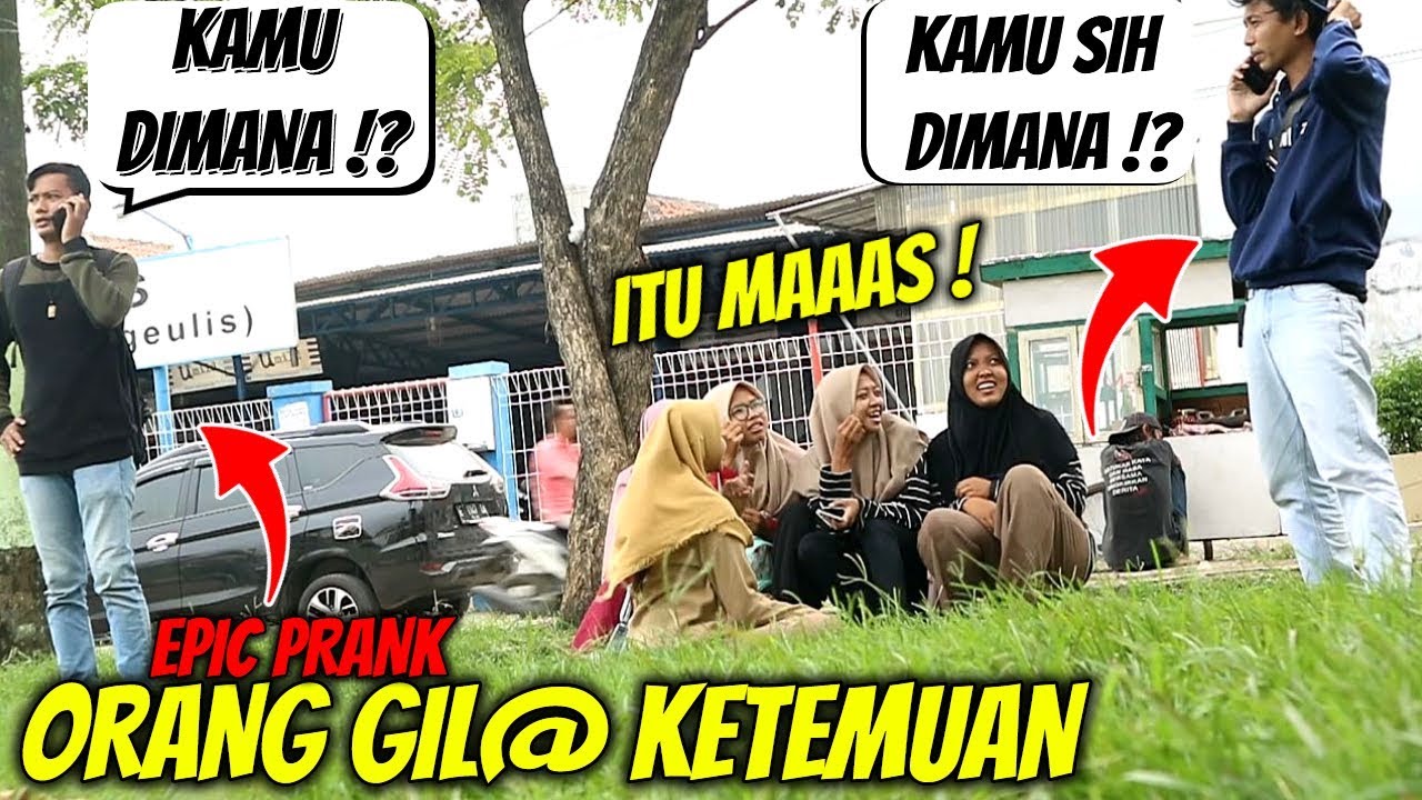 ORANG GILA KETEMUAN PAKE TELPON | Prank Indonesia