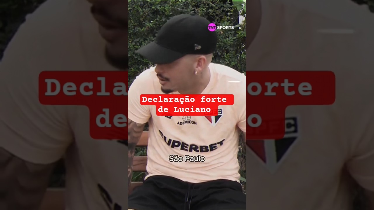 Declara&ccedil;&atilde;o forte de Luciano 100 #spfc #futebol #shorts #shortvideo #shortsfeed #shots #futbol #short