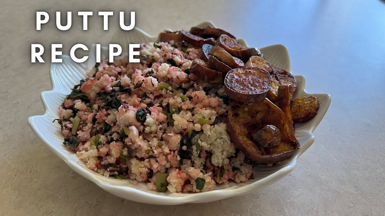 Keerai Puttu Recipe | Spinach Puttu