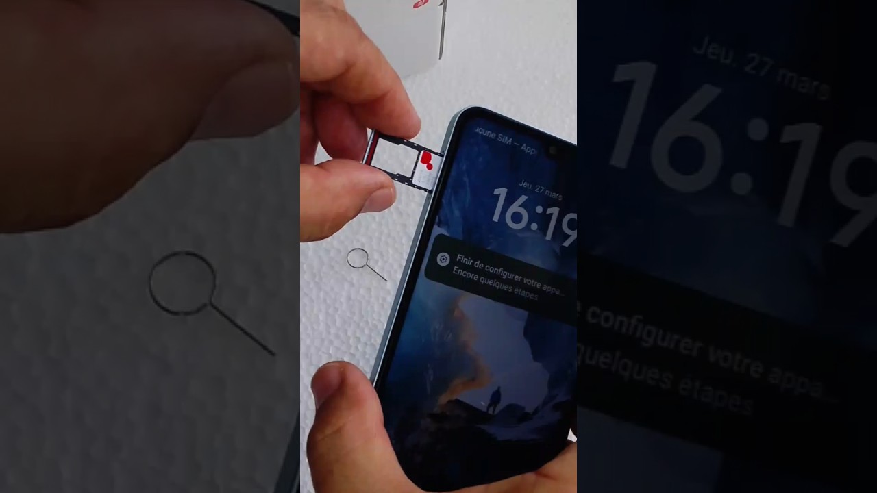 how to open support Sim card #smartphone