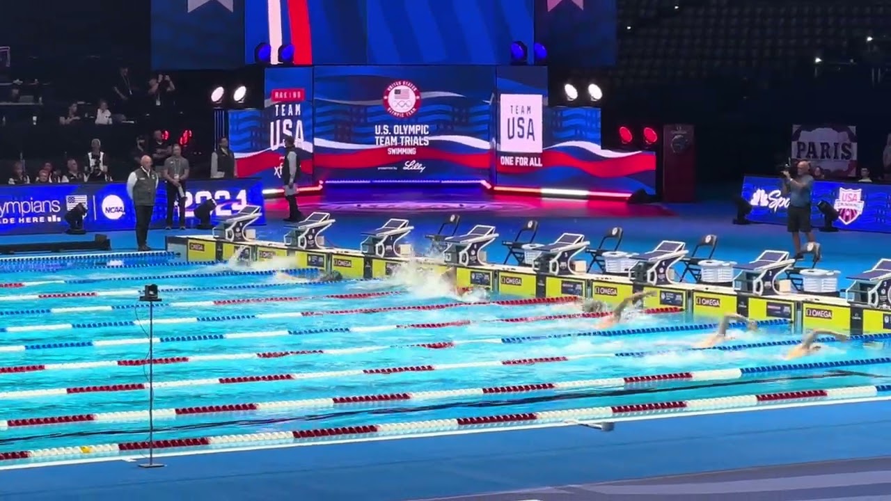 Olympic Trials 400 Free Final: Aaron Shackell Shocks Field!! (3:45.46)