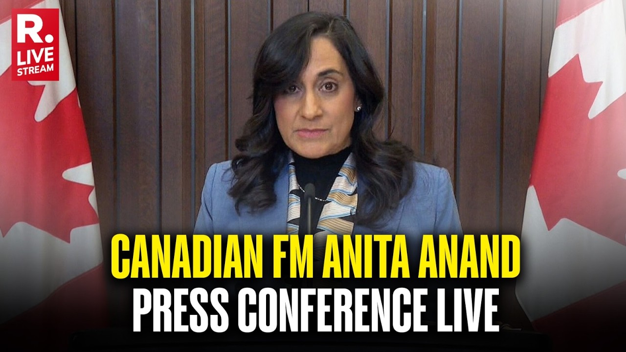 LIVE: Canadian Foreign Affairs Minister Anita Anand Briefs Media On Security Situation In Mexico
