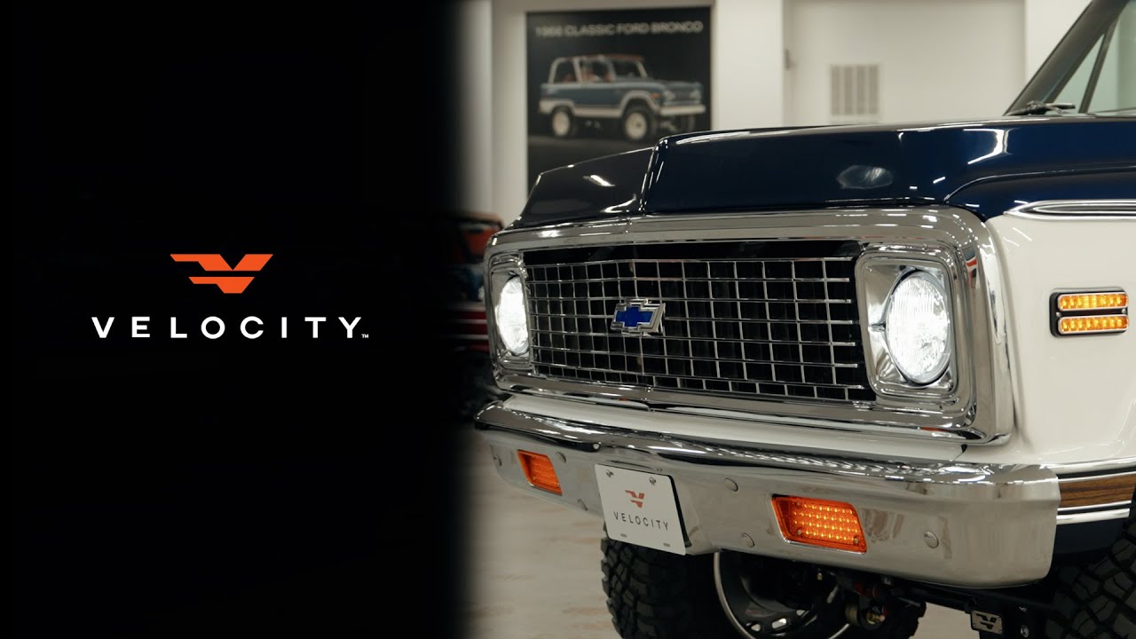 Re-Engineered Classic Chevy K5 Blazer | Velocity Heritage Series Chevy K5 Blazer in Bitchin Blue