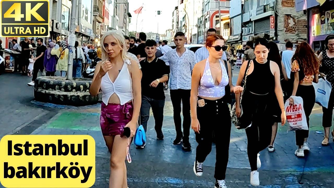 #istanbul #bakırköy #walkingtour Istanbul 2022 bakırköy Walking Tour|4k UHD 60fps