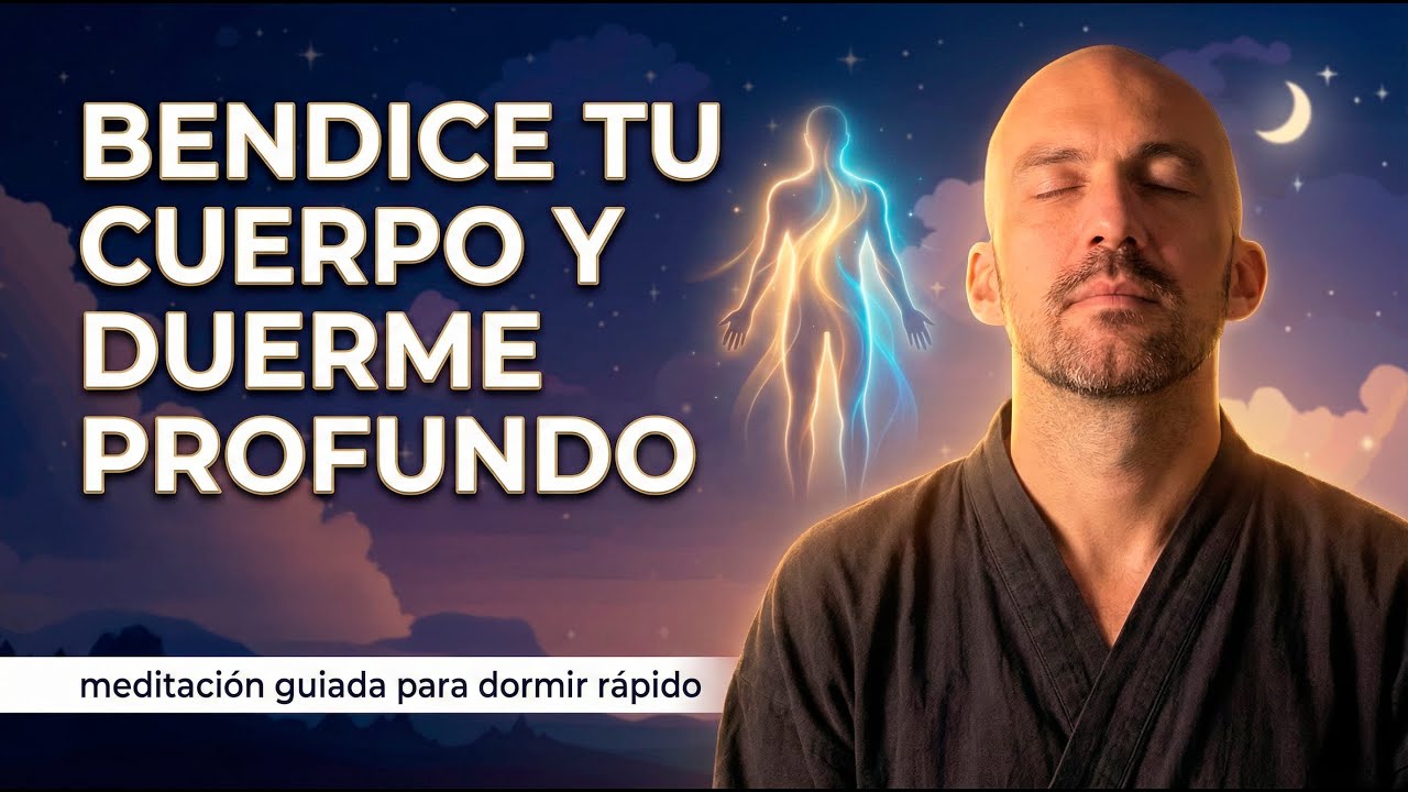 ¡¡DORMIR PROFUNDO!! con esta MEDITACIÓN y BENDECIR el CUERPO ✅ (Pantalla oscura)