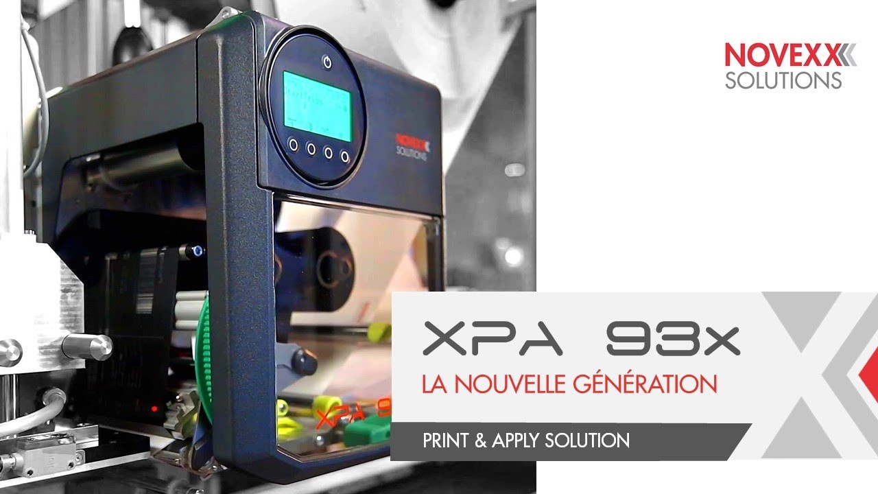 XPA 93x Print & Apply System -  La nouvelle génération I NOVEXX Solutions