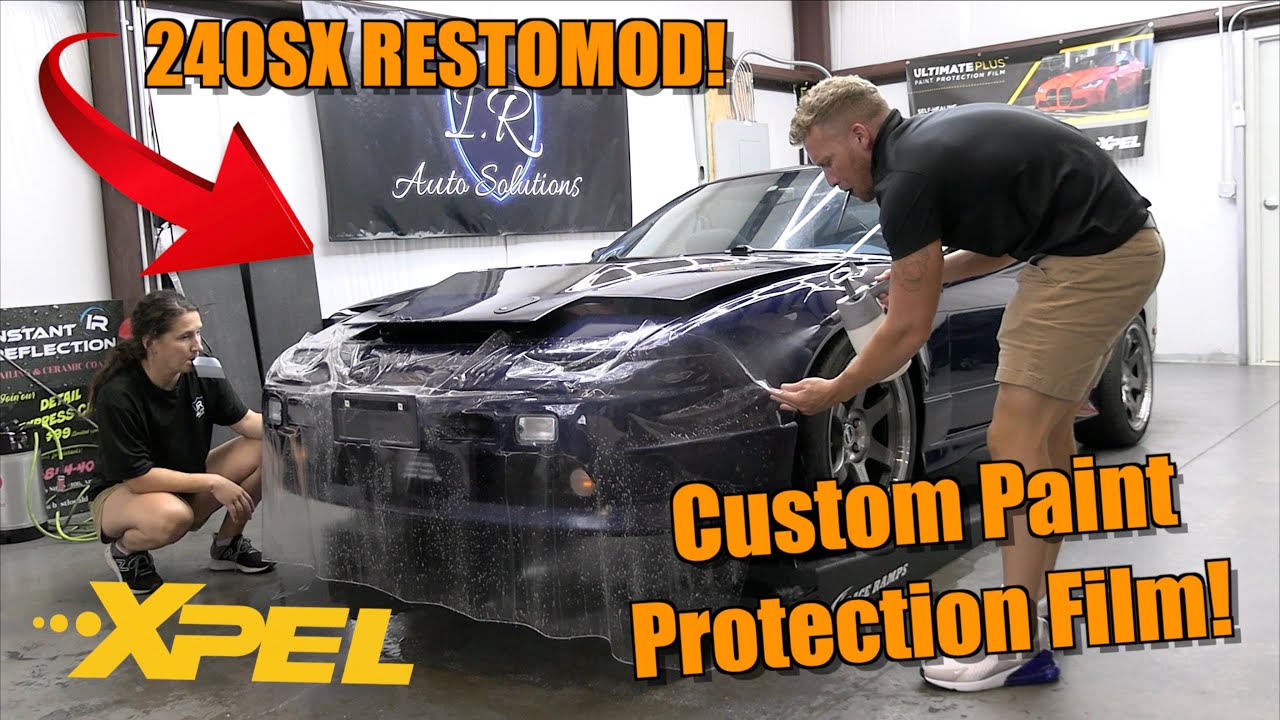 Protecting the 240SX RESTOMOD's Paint with Custom XPEL Paint Protection Film!