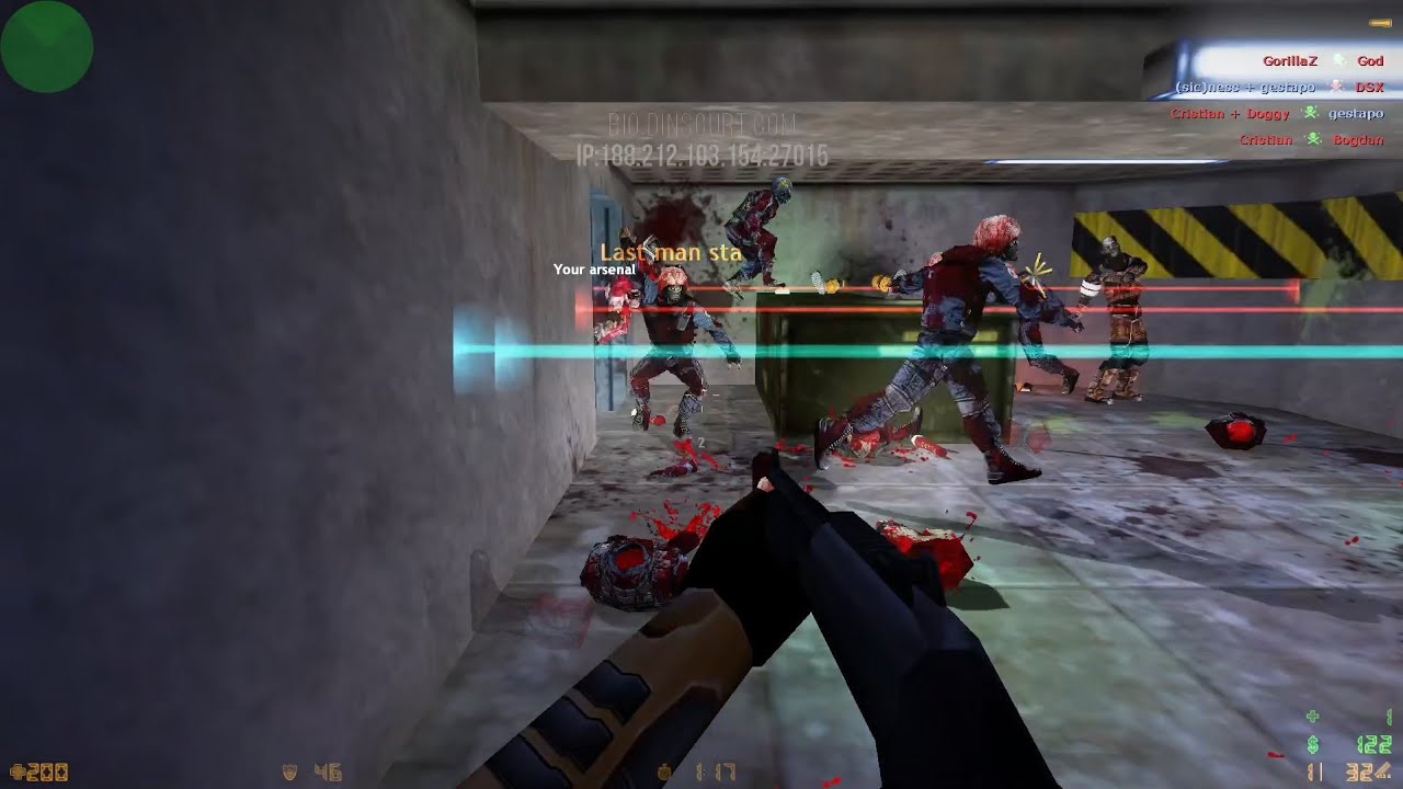 CS 1.6 | Zombie Survival | Half Life 1 Mechanics | Half Life 1 Map | Realistic Zombies | H.E.V Suit