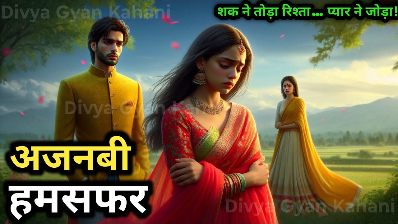 अजनबी हमसफर | मजबूरी की शादी से सच्चे प्यार तक। Hindi Story #Emotinolstory #Romanticstory #kahani