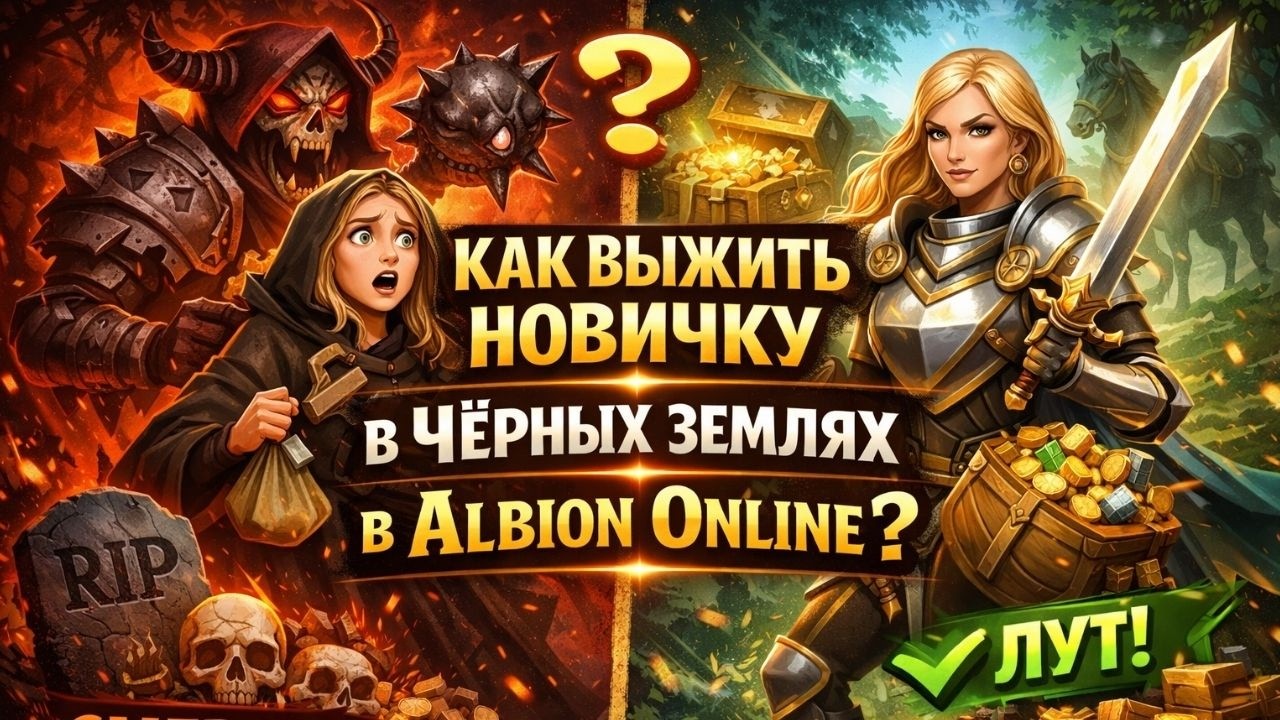 😱 КАК НОВИЧКУ ВЫЖИТЬ В ЧЁРНЫХ ЗЕМЛЯХ? 💀 Гайд по Black Zone в Albion Online 💰